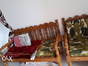 Pure sagwan wood sofa