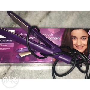 Purple And Black Hair Curler