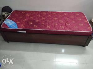 Single Bed with Mattress with storage in