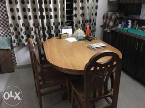 Six 6 seater Dining Table Teak Wood in very good