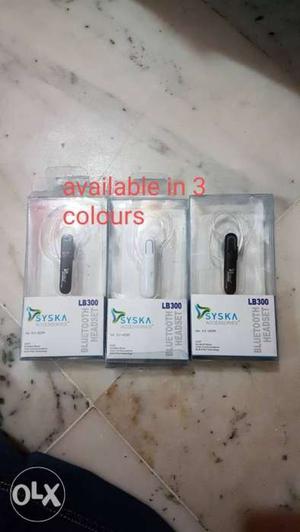 Syska bluetooth avail in 2 colours