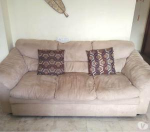 Three seater comfortable fabric sofa Thane