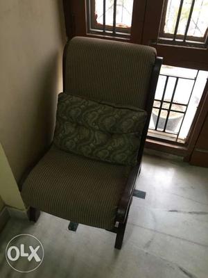 Two 1 seater chairs