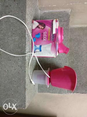 Veporiser, colour pink, excellent condition, only