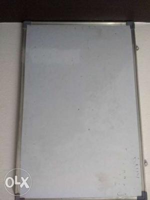 White Board With Gray Frame