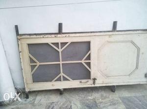 Wooden door with angle frame good condition only two year