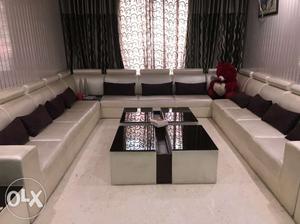 11 seater Sofa set with centre table approx