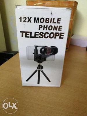 12X Zoom lens with stand for mobile camera