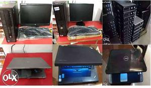 All branded PC & laptops available with warranty