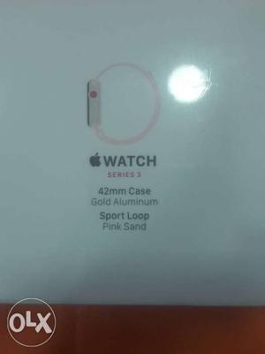 Apple watch series 3 42mm gold aluminium sport