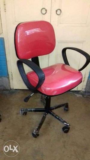 Brand New Red Mini Revolving Chair