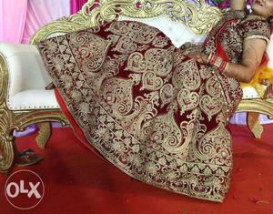 Bridal Lehenga for Sale (Jewellery is also available)