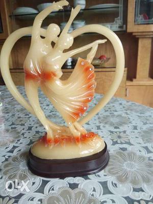 Couple Dancing Ceramic Figurine