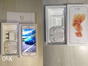 Iphone 6s rose gold 32 gb 3month warranty left