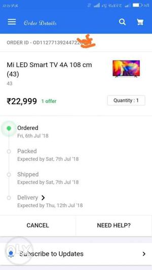 Mi LED Smart TV 4A Screenshot
