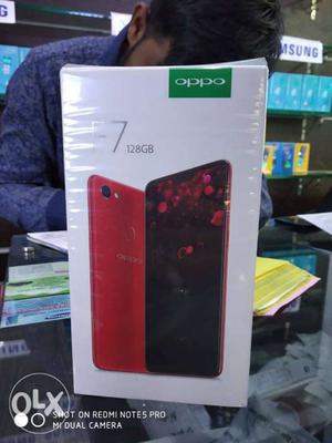 Oppo f7 new brand box pack unused.128gb 6 gb ram