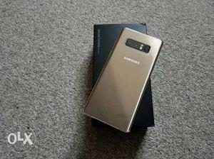 Samsung galaxy note 8 gold with bill and all