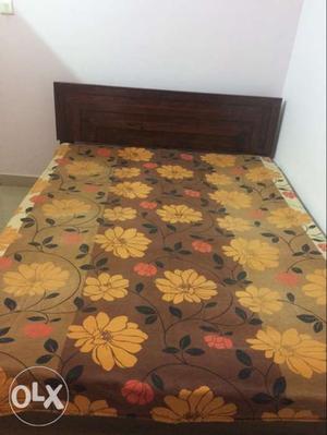 Sheesham wood Queen Size Bed-without storage