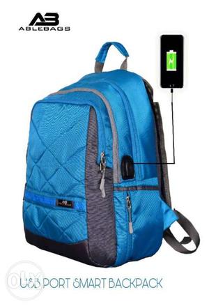 Smart backpack with USB port