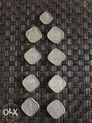 1 paise Coin 5 Paise eight nos g8 offer hurry few left