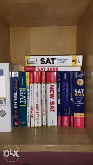 13 SAT books ! All you need to crack the SAT.