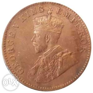 BRAND NEW  Copper-colored 1 Quarter Indian Anna Coin