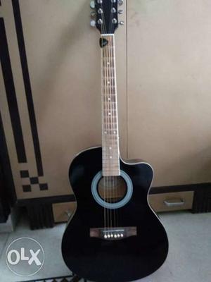 Black Acoustic/semi electric Guitar
