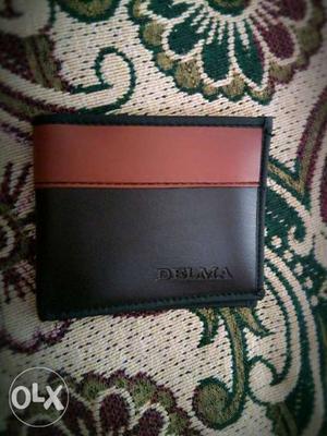 Black And Red Delma Bi-fold Wallet