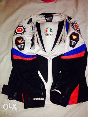 Black, White, And Blue Racing Jacket