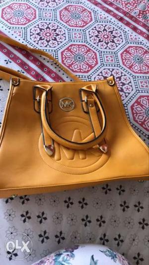 Brown Leather Michael Kors Handbag