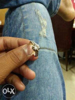 Chandi ring in good price and condition