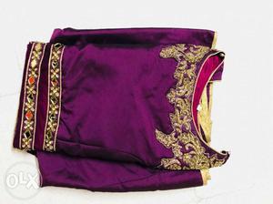 Gorgeous Purple Colour Gown with Lengha and Duptta