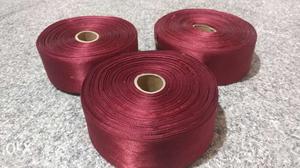 Gorgeous maroon 2inch wide satin ribbon. 25yards