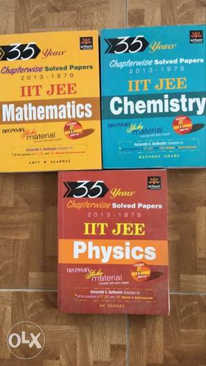 IIT JEE Mathematics, Chemistry, And Physics Books