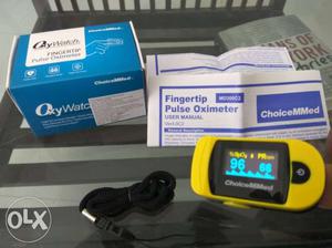 Oxywatch- Fingertip pulse oximeter. Measure