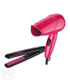Philips hair straighter and dryer