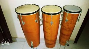 Three Orange Percussion Instrument