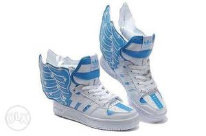 Adidas wing blue shoes jeremy scott