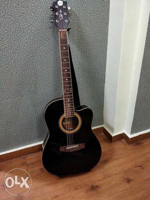 Black Acoustic Guitar GB&A