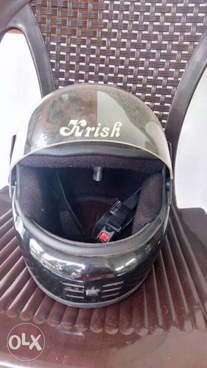Black Krish Full-face Helmet