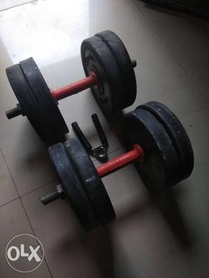 Dumbbell's per plate weight 2kg