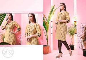 Ethnic cotton kurti 550 rs each contact for more