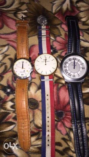 Fastrack, DW,Fascino watch combo working good