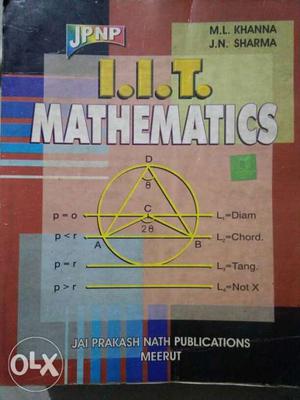 IIT MATHEMATICS BY M.L. KHANNA Best book for JEE