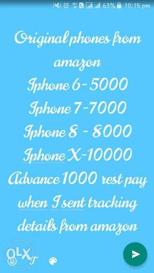 Iphones all phone available at cheap rates from