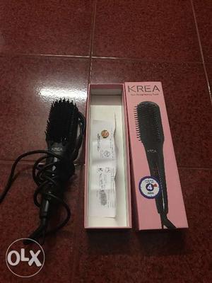 Krea Hair straightening brush available for sale.