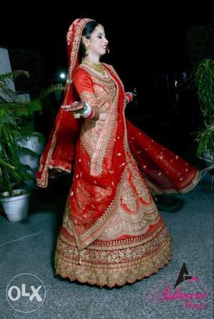 One time wear bridal lehnga