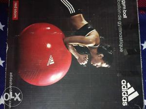 Red Adidas Gym Ball.