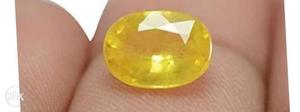 Round Yellow gemstone