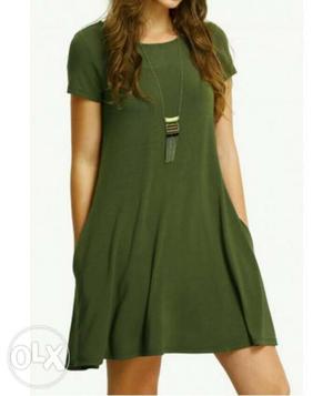Size -small casual green dress